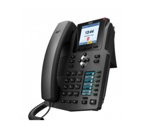 SIP телефон Fanvil X4U, 12 SIP-акк., 2,8", 320x240 Цвет. экран, POE, БП в комп., 2x1 Gbps SIP телефон Fanvil X4U, 12 SIP-акк., 2,8", 320x240 Цвет. экран, POE, БП в комп., 2x1 Gbps