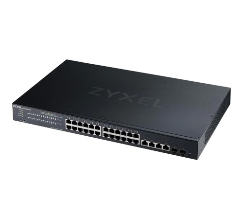 Коммутатор/ Multigigabit Smart L3 Lite switch Zyxel NebulaFlex XMG1915-18EP, rack 19", 16xRJ-45: 1/2.5G (8 of them PoE++), 2xSFP+, PoE budget 180 W