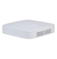 4-канальный IP-видеорегистратор с PoE 4K и H.265+ ИИ, Вх поток 80Мбит/с, H.265+ H.265 H.264+ H.264 MJPEG, разрешение записи до 12Мп, 1 SATA III до 10Тбайт, 4кн@1080p 1кн@12Мп, 1 HDMI 1 VGA, aудио 1/1, 53В(DC)