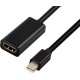Greenconnect Адаптер-переходник Apple mini DisplayPort 20M > HDMI 19F, черный, GCR-50930
