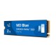 Твердотельные накопители/ WD SSD Blue SN5000, 2000GB, M.2(22x80mm), NVMe, PCIe 4.0 x4, TLC, R/W 5150/4850MB/s, TBW 900, DWPD 0.2 (12 мес.)