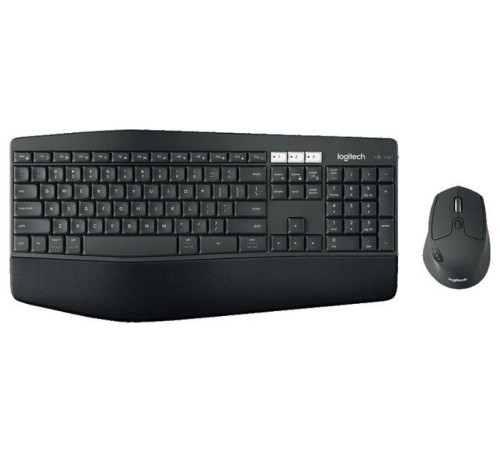 Клавиатура+мышь Logitech Wireless Desktop MK850 Performance (Keybord&mouse), Black, Bluetooth, 2.4GHz, Rus/Eng, [920-008232]