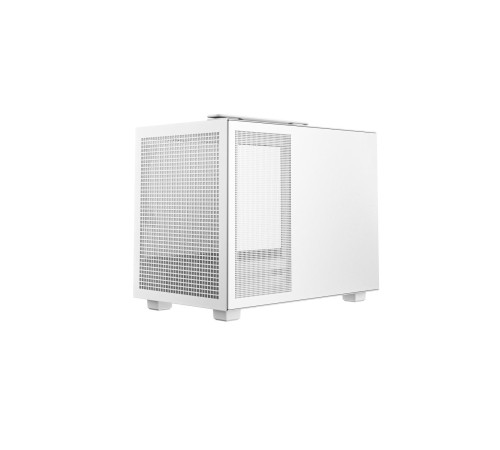 Корпус ПК без блока питания/ Case Deepcool CH160, 2xUSB3.0, 1xType-C, no fan, mITX, White