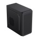 Корпус с блоком питания 450Вт./ Case Foxline FL-707-FZ450R-U32 mATX, black, w/PSU 450W 12cm, w/2xUSB3.0, w/pwr cord, w/o FAN