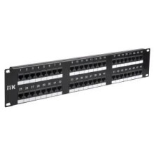 2U патч-панель кат.6 UTP, 48 портов (IDC Dual)