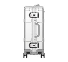 Чемодан NINETYGO Metal Luggage  24" серебристый 105001 (Вскрытая упаковка)