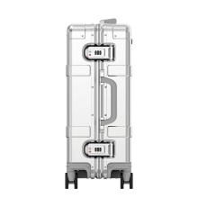 Чемодан NINETYGO Metal Luggage  24" серебристый 105001 (Вскрытая упаковка)