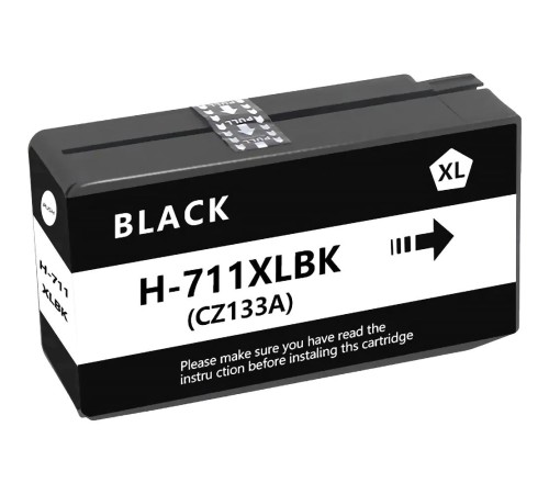 -/ Струйный картридж NV Print 711 (NV-CZ133A) Black для HP Designjet T120/T520 (80 мл) совместимый