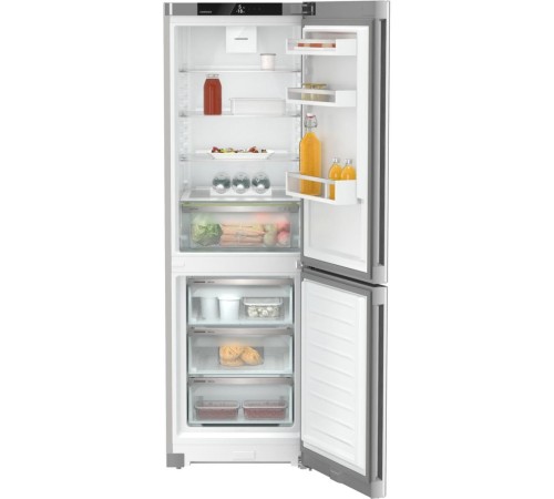Холодильники LIEBHERR/ Pure, EasyFresh, МК NoFrost, 3 контейнера МК, в. 185,5 см, ш. 60 см, класс ЭЭ A, внутренние ручки, покрытие SteelFinish Холодильники LIEBHERR/ Pure, EasyFresh, МК NoFrost, 3 контейнера МК, в. 185,5 см, ш. 60 см, класс ЭЭ A, внутренние ручки, покрытие SteelFinish