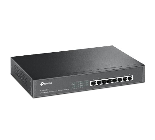 Коммутатор/ 8-Port Gigabit PoE+ Switch, 8 Gigabit RJ45 Ports, 802.3at/af, 126W PoE Power, 1U 13-inch Rack-mountable Steel Case