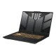 Ноутбук/ ASUS TUF F17 FX707VI-HX106 17.3"(1920x1080 (матовый, 144Hz) IPS)/Intel Core i7 13620H(2.4Ghz)/16384Mb/1024PCISSDGb/noDVD/Ext:nVidia GeForce RTX4070(8192Mb)/Cam/BT/WiFi/90WHr/war 1y/2.6kg/Mecha Gray/DOS