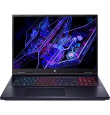 Ноутбук/ ACER Predator Helios Neo 18 PHN18-71-736A 18"(2560x1600 (матовый) IPS)/Intel Core i7 14700HX(2.1Ghz)/16384Mb/1024PCISSDGb/noDVD/Ext:nVidia GeForce RTX4050(6144Mb)/Cam/BT/WiFi/65WHr/war 1y/3kg/Black/Win11Home