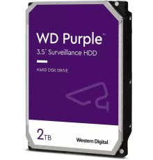 Жесткий диск/ HDD WD SATA3 2TB Purple Video 5400 RPM 64Mb 1 year warranty