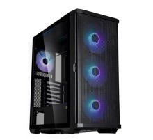 Корпус ZALMAN Z10 PLUS, ATX, BLACK, WINDOW, 2x3.5", 2x2.5", 2xUSB3.0, 1xUSB 3.1 Type-C, FRONT 3x140mm ARGB, REAR 1x120mm ARGB (незначительное повреждение коробки)