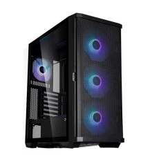 Корпус ZALMAN Z10 PLUS, ATX, BLACK, WINDOW, 2x3.5", 2x2.5", 2xUSB3.0, 1xUSB 3.1 Type-C, FRONT 3x140mm ARGB, REAR 1x120mm ARGB