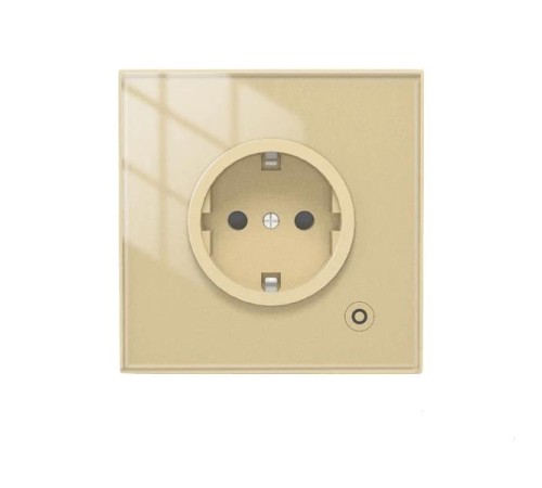 Розетка Moes Zigbee Smart Wall Socket золотой модели ZK-EU Розетка Moes Zigbee Smart Wall Socket золотой модели ZK-EU