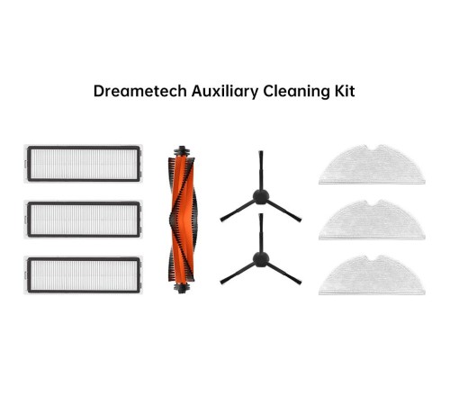 Комплект аксессуаров для робота-пылесоса Kit 1Main Brush+2Side Brush+3Dust Box Filter+3 Wash-free Mop Pad 1шт. D9 Plus White Комплект аксессуаров для робота-пылесоса Kit 1Main Brush+2Side Brush+3Dust Box Filter+3 Wash-free Mop Pad 1шт. D9 Plus White