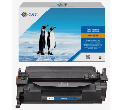 Тонер-картридж G&G toner-cartridge для Canon i-SENSYS LBP223dw/226dw/228x MF443dw/445dw/446x 10 000 стр. C057H 3010C002 с чипом  гарантия 36 мес.