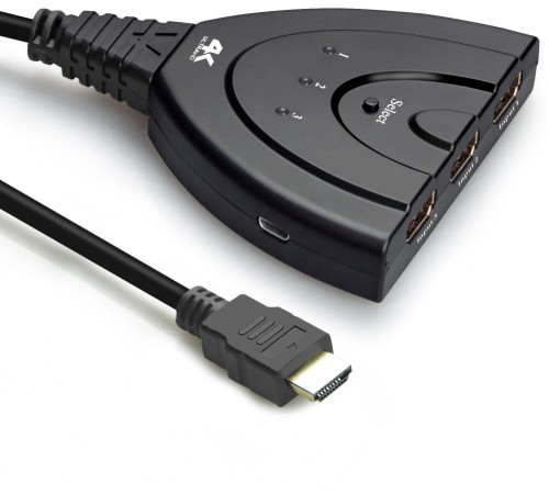 Greenconnect Переключатель HDMI 3 к 1 + USB port серия Greenline Greenconnect Переключатель HDMI 3 к 1 + USB port серия Greenline