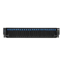 Сервер ASUS RS720A-E12-RS24U /GPU, 2xSP5(LGA 6096; up to 400W),24xDDR5 RDIMM(up to 6TB),24xNVMe/SATA(16 NVMe + 8x NVMe/SATA/SAS),soft RAID,2xM.2 slot,9 PCIe Gen5+1xRAID slot, 2x10GBe,2x2600W,ASMB11-iKVM