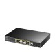 Коммутатор/ 16-10/100/1000 BASE-T Gigabit ports, 2-Port 10/100/1000 BASE-T Gigabit Uplink ports, 2-1000 BASE-X SFP Slot, 16-port IEEE 802.3at PoE+ Injector, 200 watts total Power budget, Supports PoE power up to 30W for each PoE port, Extend Mode (Transmi