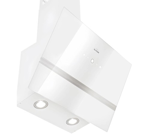 Вытяжки ELIKOR GOOD, Кухонная вытяжка ELIKOR КВ RISE 60 WH, наклонная, белый, 60 см, 750 м3/ч