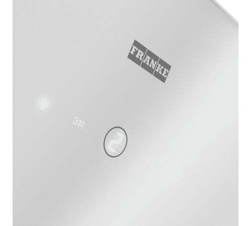 Вытяжка Franke/ Best, Вытяжка наклонная REFLECT 60 WH, 60 см, 750 м3/ч, сенсорное управление, LED освещение, 66 дБ, Угольный фильтр Ф-10 (опция), цвет белый