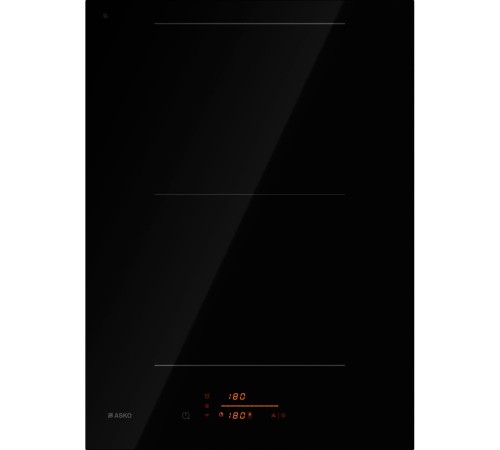 Варочная панель ASKO/ Арт. 745336; Варочная панель ASKO, индукционная, 38 см, 2 зоны нагрева, 12 уровней мощности + Boost, автоматическое распознавание посуды, слайдерное управление, Auto Bridge, пауза, автоматические программы Plus, таймер, индикация ост