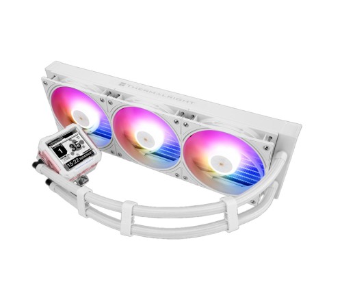 Водяное охлаждение для процессора/ Water Cooling System Thermalright Frozen Warframe Pro 360 MEW Argb (360mm, MEW, ARGB/ Fans: 3x120mm, 70.84CFM, 29.8dBA, 2000RPM/ Pump height 60mm, 23dBA, 3000RPM, Rad thickness 27mm/ S: 1200, 1700, 1851, 2011, 2066, 115X