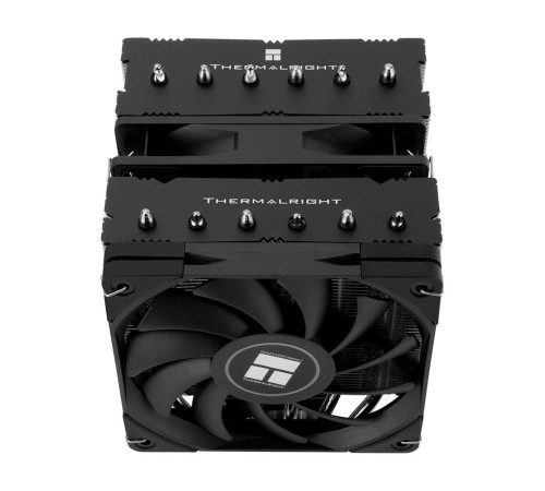 Кулер для процессора/ CPU Cooler Thermalright Royal Knight 120 (4-pin PWM, 156mm, Ni/Cu, 6x6mm, 2x120mm, 80.45CFM/56.36CFM, 29.4dBA/28.4dBA, 2150RPM/1900RPM, S: 1200, 1700, 1851, 2011, 2066, 115X, AM4, AM5, black) Кулер для процессора/ CPU Cooler Thermalright Royal Knight 120 (4-pin PWM, 156mm, Ni/Cu, 6x6mm, 2x120mm, 80.45CFM/56.36CFM, 29.4dBA/28.4dBA, 2150RPM/1900RPM, S: 1200, 1700, 1851, 2011, 2066, 115X, AM4, AM5, black)