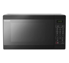 Микроволновая печь Sharp/ 20 л, 800 Вт, переключатели - сенсор, гриль, дисплей, 44 см x 25.8 см x 32.4 см,черный цвет