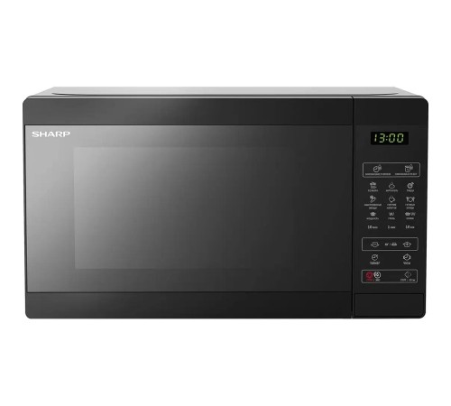 Микроволновая печь Sharp/ 20 л, 800 Вт, переключатели - сенсор, гриль, дисплей, 44 см x 25.8 см x 32.4 см,черный цвет Микроволновая печь Sharp/ 20 л, 800 Вт, переключатели - сенсор, гриль, дисплей, 44 см x 25.8 см x 32.4 см,черный цвет