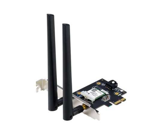 адаптер ASUS PCE-BE6500 // WI-FI 7 802.11be, 2882 + 688Mbps, PCI-E Adapter, 2 antenna