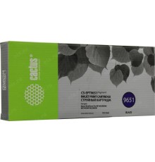 -/ Картридж струйный Cactus CS-EPT9651 T9651 черный (187мл) для Epson WorkForce Pro WF-M5299DW/M5799DWF