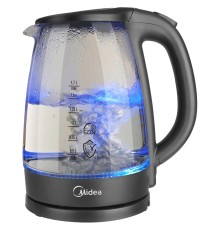 Чайник Midea/ 2200 Вт, 1.7 л, подтсветка, корпус: стекло
