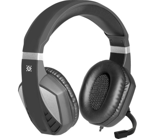 Defender Игровая гарнитура Zeyrox черный+серый, кабель 1.8 м