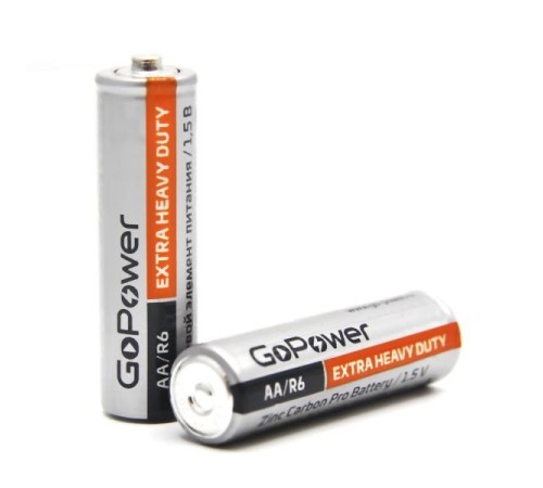 Батарейка AA/ Батарейка GoPower R6 AA BL4 Heavy Duty 1.5V (4/48/576) блистер (4 шт.) Батарейка AA/ Батарейка GoPower R6 AA BL4 Heavy Duty 1.5V (4/48/576) блистер (4 шт.)