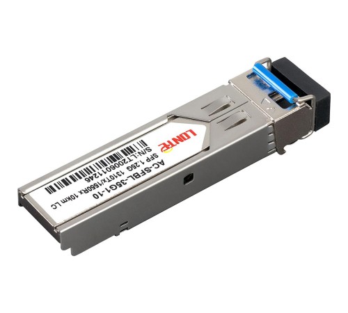 Трансивер/ WDM SFP module, 1.25G, 1310Tx/1550Rx, 10KM, DDM, LC Трансивер/ WDM SFP module, 1.25G, 1310Tx/1550Rx, 10KM, DDM, LC