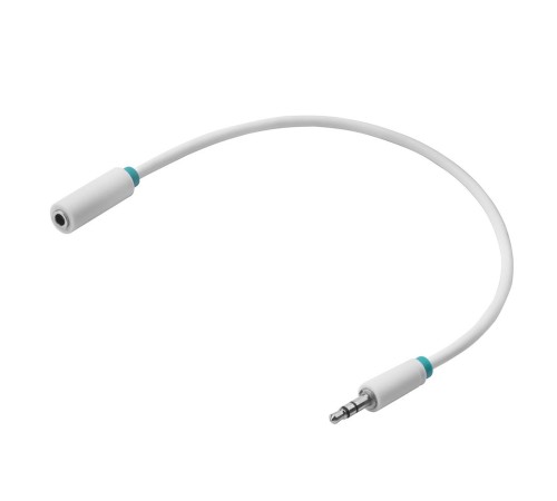 Greenconnect Удлинитель аудио 0.25m jack 3,5mm/jack 3,5mm белый, зеленая окантовка, ультрагибкий, 28AWG, M/F, Premium GCR-STM1662-0.25m, экран, стерео Greenconnect Удлинитель аудио 0.25m jack 3,5mm/jack 3,5mm белый, зеленая окантовка, ультрагибкий, 28AWG, M/F, Premium GCR-STM1662-0.25m, экран, стерео