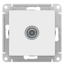 ATLASDESIGN TV РОЗЕТКА оконечная 1DB, механизм, БЕЛЫЙ
