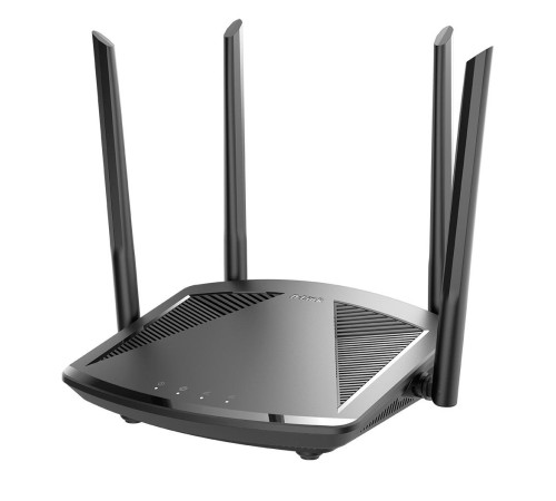 Маршрутизатор/ DIR-X1860/RU/R1A AX1800 Wi-Fi 6 Router, 1000Base-T WAN, 3x1000Base-T LAN, 4x5dBi external antennas Маршрутизатор/ DIR-X1860/RU/R1A AX1800 Wi-Fi 6 Router, 1000Base-T WAN, 3x1000Base-T LAN, 4x5dBi external antennas