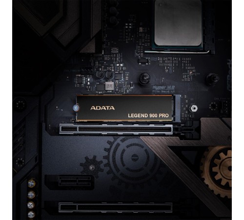 Твердотельный накопитель/ ADATA SSD LEGEND 900 PRO, 1000GB, M.2(22x80mm), NVMe 1.4, PCIe 4.0 x4, 3D NAND, R/W 7400/6000MB/s, IOPs н.д./н.д., TBW 600, DWPD 0.3 (5 лет) Твердотельный накопитель/ ADATA SSD LEGEND 900 PRO, 1000GB, M.2(22x80mm), NVMe 1.4, PCIe 4.0 x4, 3D NAND, R/W 7400/6000MB/s, IOPs н.д./н.д., TBW 600, DWPD 0.3 (5 лет)