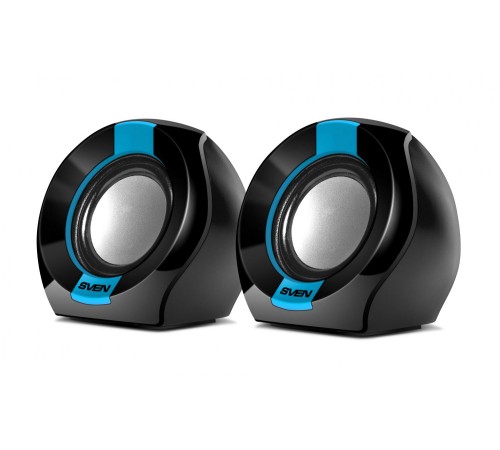 SVEN 150, чёрный-синий, USB, акустическая система 2.0, мощность 2x2,5 Вт(RMS) SVEN 150, чёрный-синий, USB, акустическая система 2.0, мощность 2x2,5 Вт(RMS)