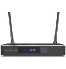 Медиаплеер/ Mediaplayer Dune HD Pro 8K Plus: 8K/60 Hz/Dolby Vision/HDR10+/HDR, CPU Amlogic S9284-K/J, RAM 8 Gb, Flash 64 Gb, 1xUSB3.0,  1xUSB2.0, LAN 1000Mb/s, WiFi 802.11ax, BT 5.2, HDMI 2.1a, S/PDIF, Audio Out miniJack, BT+Voice Remote Control, Android
