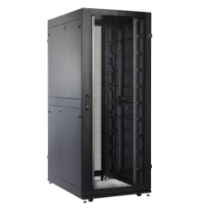 Шкаф ЦМО Шкаф серверный ПРОФ напольный 48U (800x1200) дверь перфор. 2 шт., черный, в сборе