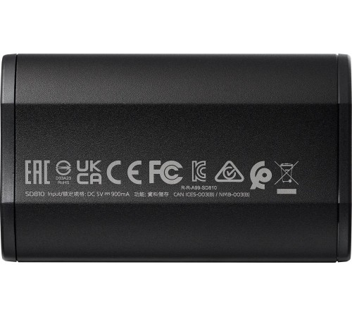 Твердотельный накопитель/ ADATA External SSD SD810, 2000GB, Type-C, USB 3.2 Gen2х2, up to R/W 2000/2000 MB/s, 72.7x44x12.2mm, Black (5 лет) Твердотельный накопитель/ ADATA External SSD SD810, 2000GB, Type-C, USB 3.2 Gen2х2, up to R/W 2000/2000 MB/s, 72.7x44x12.2mm, Black (5 лет)