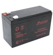 Батарея POWERMAN Battery CA1270, напряжение 12В, емкость 7Ач,макс. ток разряда 105А, макс. ток заряда 2.1А, свинцово-кислотная типа AGM, тип клемм F2, Д/Ш/В 151/65/94, 2.2 кг./ Battery POWERMAN Battery CA1270, voltage 12V, capacity 7Ah, max. discharge cur
