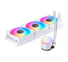 Система жидкостного охлаждения/ Water Cooling System JONSBO TG-360 White (300W, 360mm, White, ARGB/ Fans: 3x120mm, 66.19CFM, 35.4dBA, 1800RPM/ Pump height 72mm, 30dBA, 2400RPM, Rad thickness 27mm/ S: 1700, 1200, 115X, AM5, AM4)