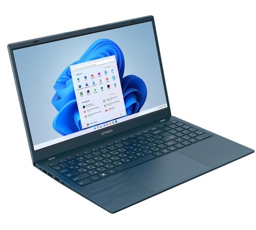 Ноутбук IRBIS Breeze 15NBC1015 15.6" CPU: N100 15.6"LCD 1920*1080 IPS , 16GB+512GB SSD, AC wifi, Front camera: 2MP, 5000mha battery, ABCD plastic Dark Blue color,TYPEC, WIN Pro