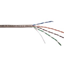 Кабель Кабель NewMax UTP, 2 пары, 25AWG, Кат.5e, PVC, серый, 305 метров